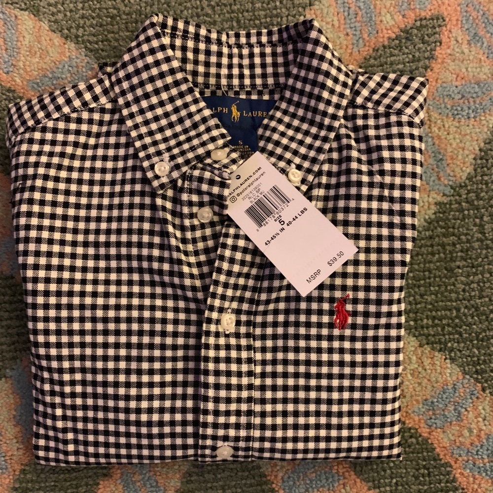 Boys button down shirt